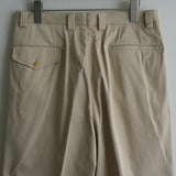 MAATEE&SONS AMERICAN BAGGY TROUSER "LAURENCE" BEIGE