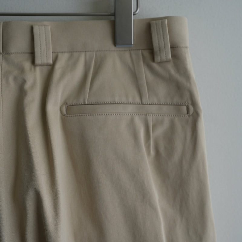 MAATEE&SONS AMERICAN BAGGY TROUSER "LAURENCE" BEIGE