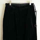 barbell object velvet pants