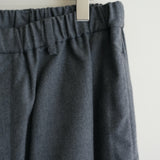 YOKO SAKAMOTO BRUSHED WOOL KUNG FU PANTS GRAY