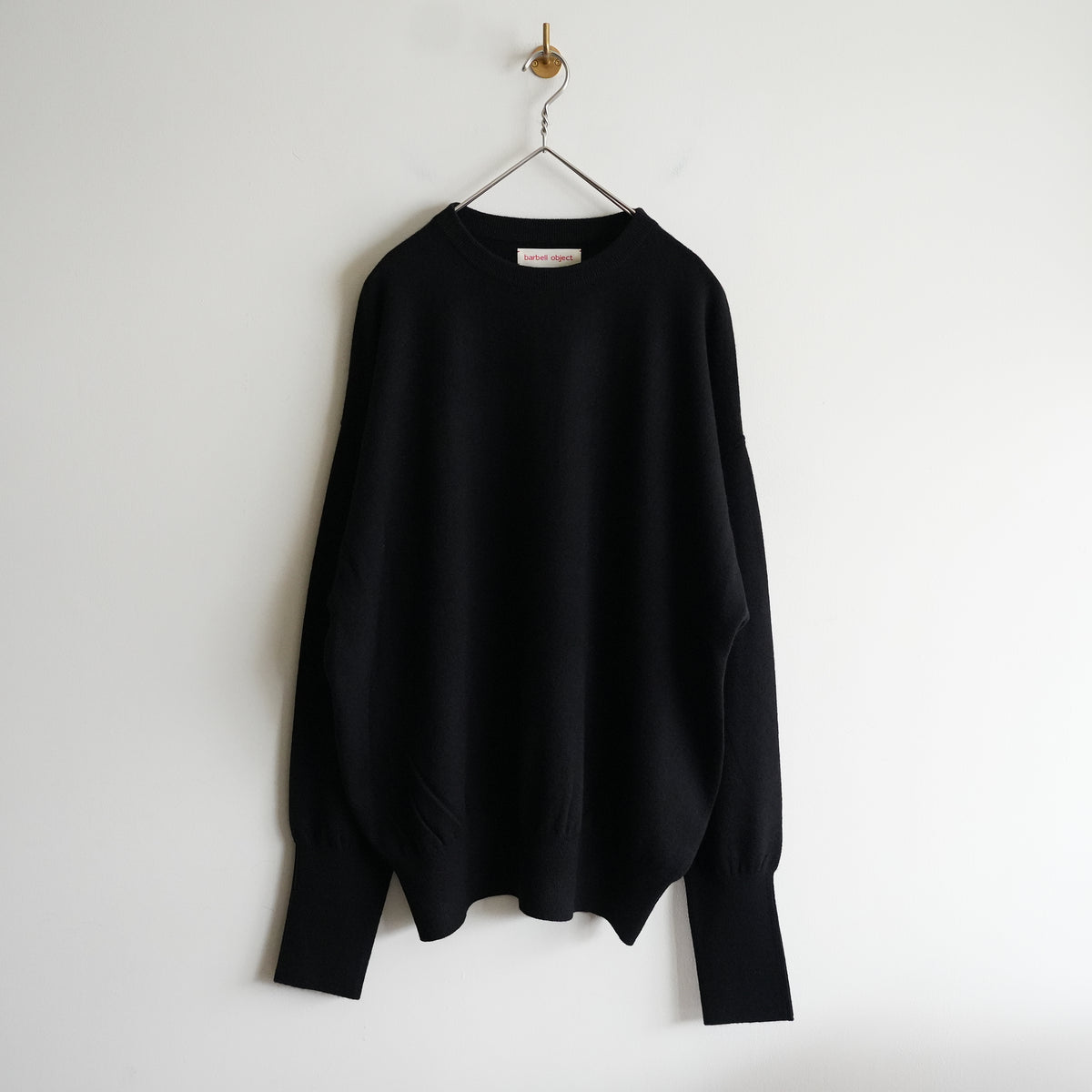 barbell object cash ls knit black