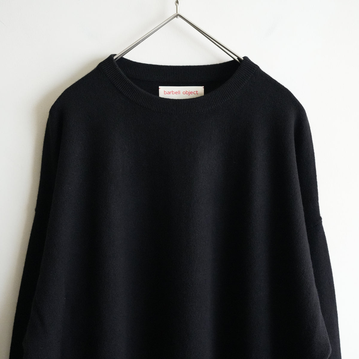 barbell object cash ls knit black