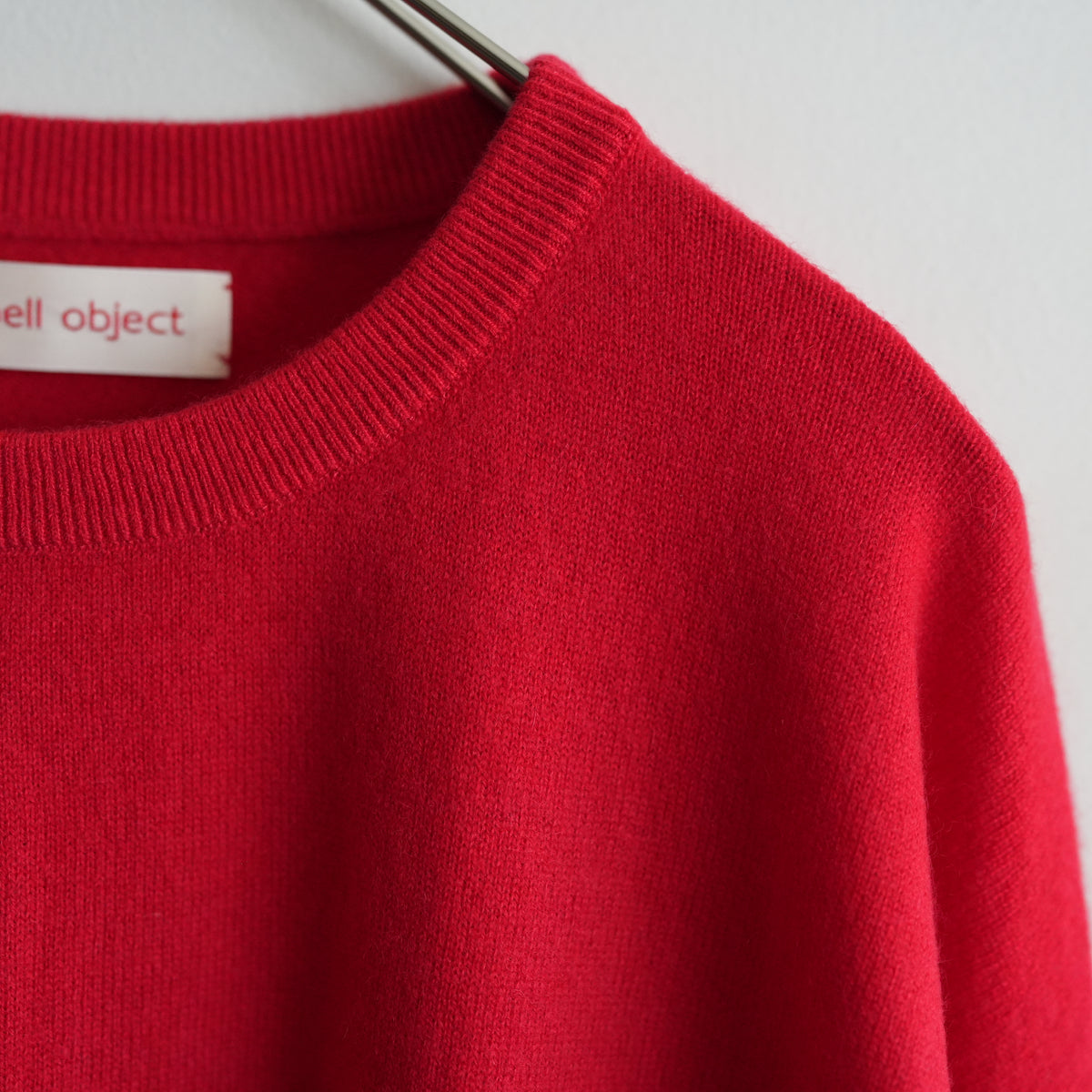 barbell object cash ls knit red