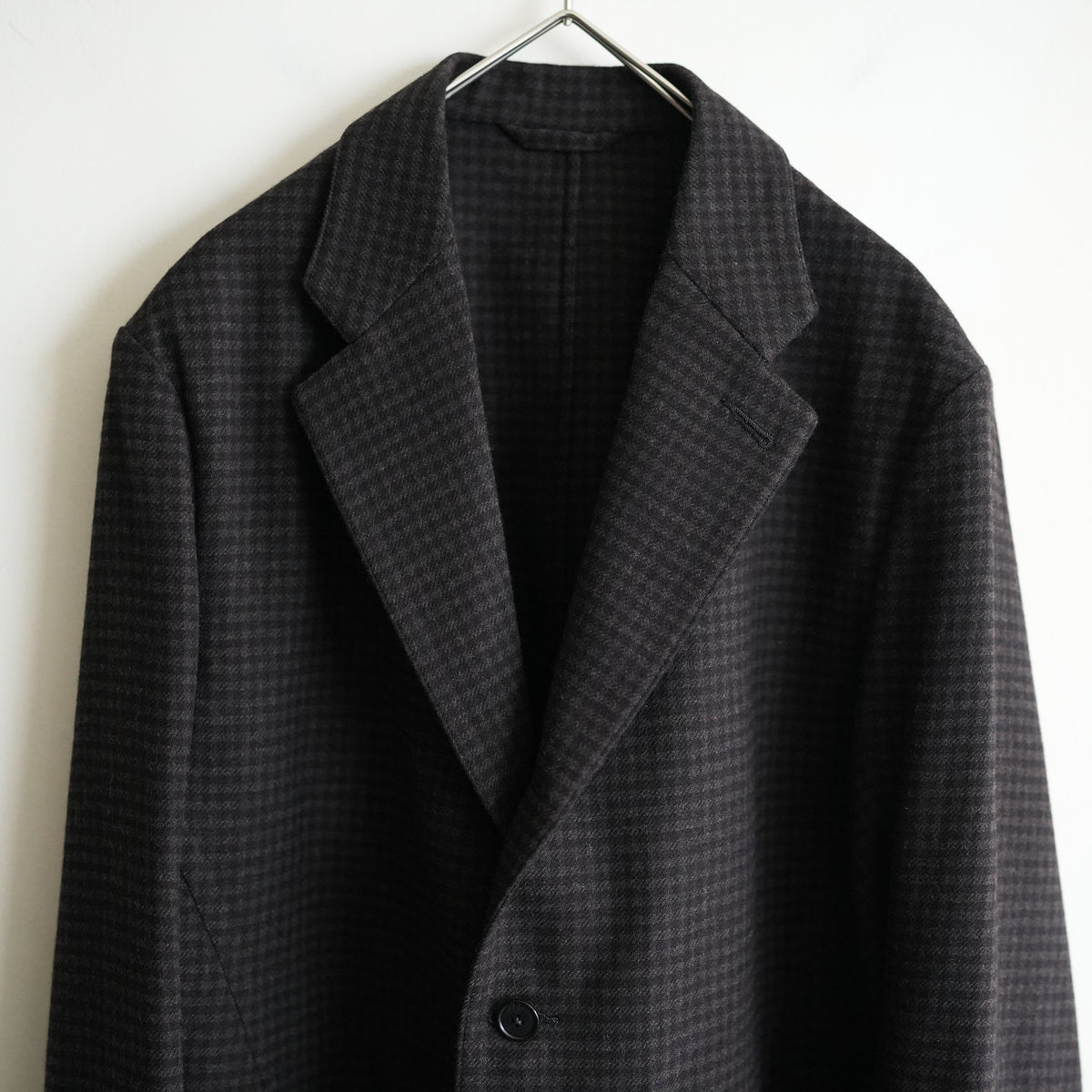 HEUGN 3B BROWN CHECK JACKET "Henri"