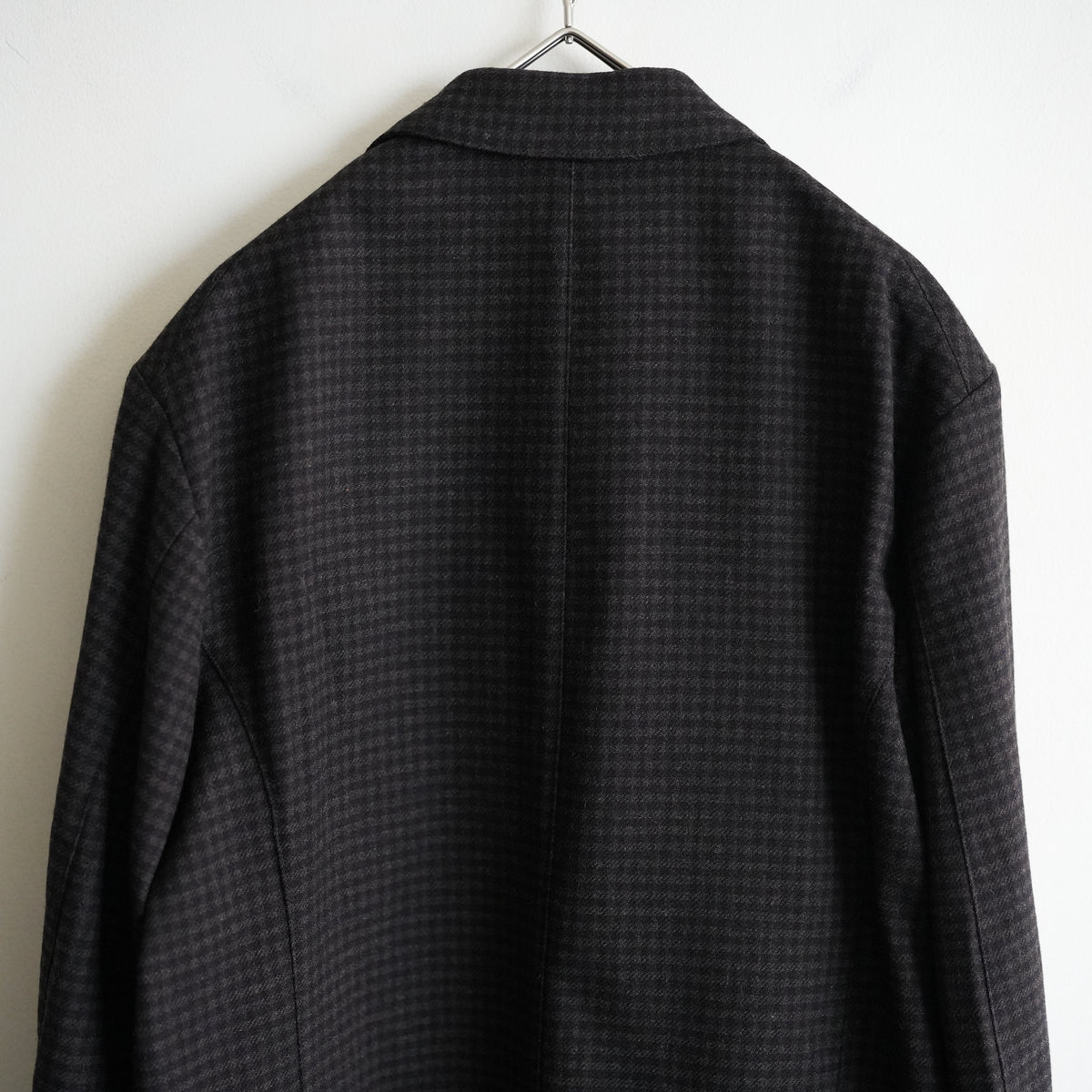 HEUGN 3B BROWN CHECK JACKET "Henri"