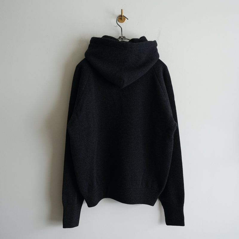 MAATEE&SONS SUPER 160's WOOL PILE HOODIE