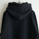 MAATEE&SONS SUPER 160's WOOL PILE HOODIE