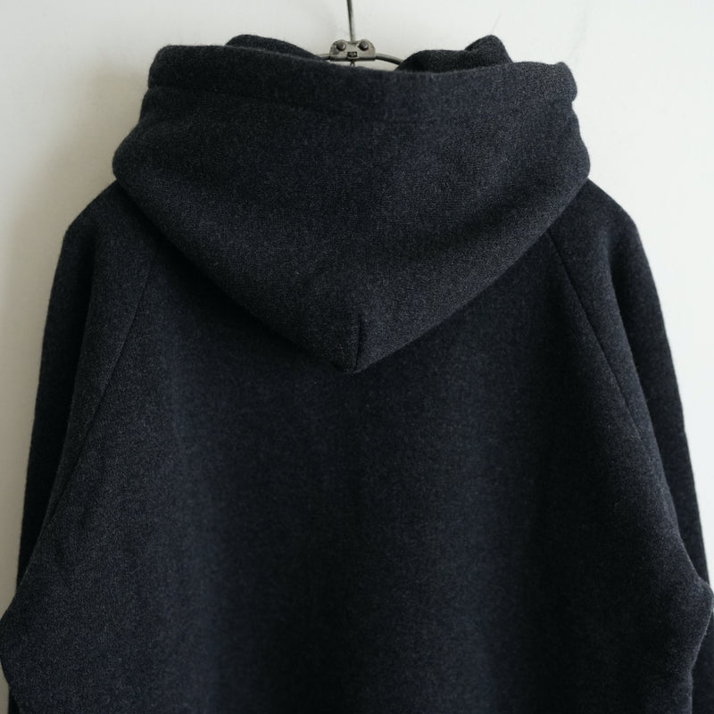 MAATEE&SONS SUPER 160's WOOL PILE HOODIE