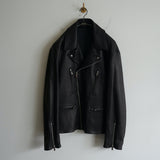 PORTER CLASSIC LAMB LEATHER RIDERS JACKET BROWN