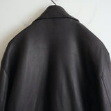 PORTER CLASSIC LAMB LEATHER RIDERS JACKET BROWN