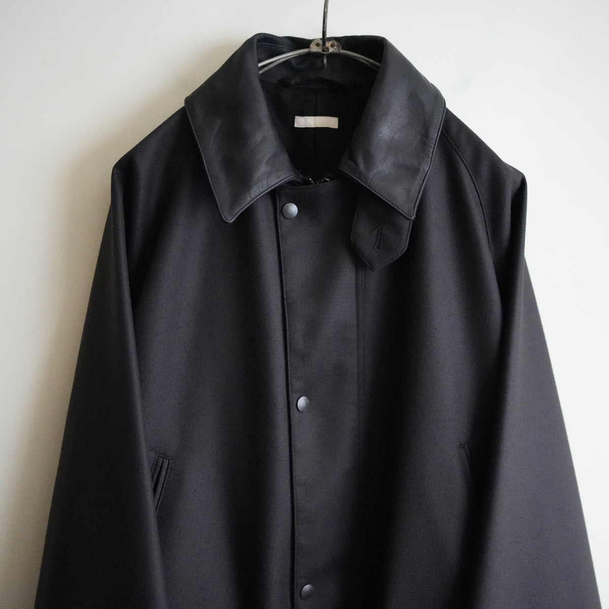ULTERIOR SUPER FINE LIGHT MELTON RIDING COAT BROWN