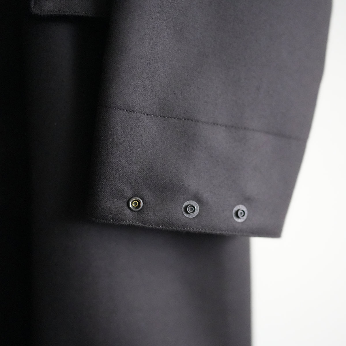ULTERIOR SUPER FINE LIGHT MELTON RIDING COAT BROWN