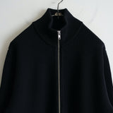 Yonetomi NEW BASIC EXTRA FINE WOOL DRIVERS KNIT BLACK