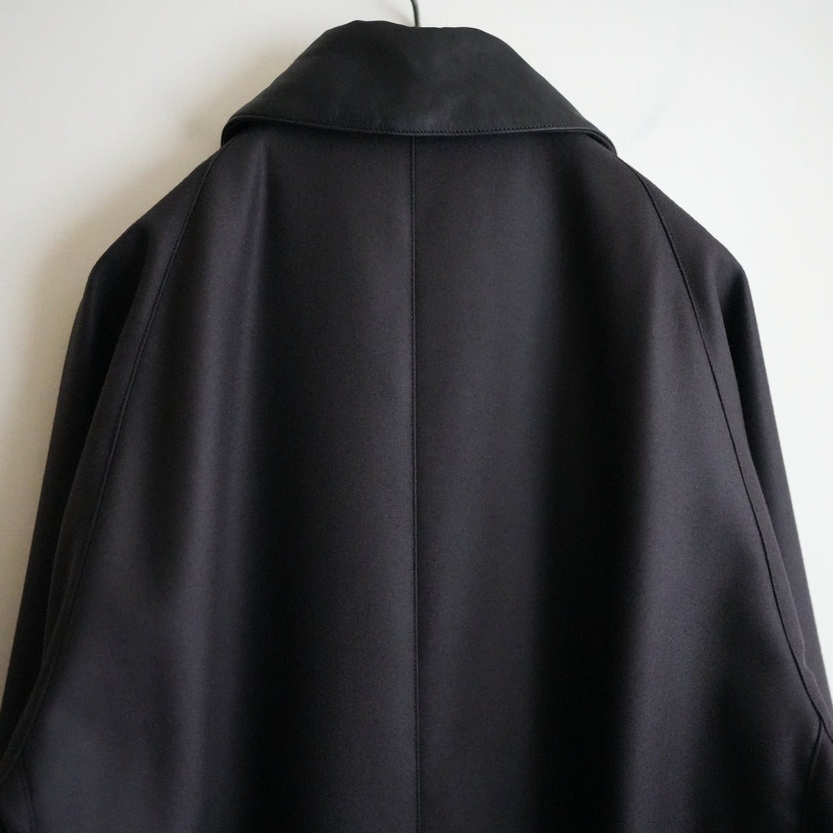 ULTERIOR SUPER FINE LIGHT MELTON RIDING COAT BROWN