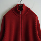 Yonetomi NEW BASIC EXTRA FINE WOOL DRIVERS KNIT RED