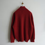 Yonetomi NEW BASIC EXTRA FINE WOOL DRIVERS KNIT RED