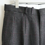 MAATEE&SONS "JEFFREY" TWEED CHARCOAL PANE