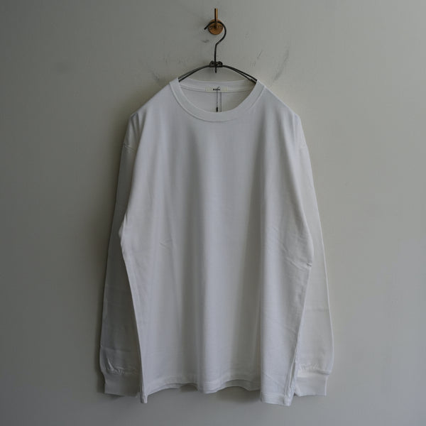 BODHI ESSENTIAL LONG SLEEVE TEE WHITE