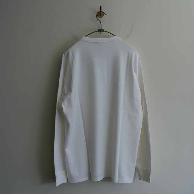 BODHI ESSENTIAL LONG SLEEVE TEE WHITE