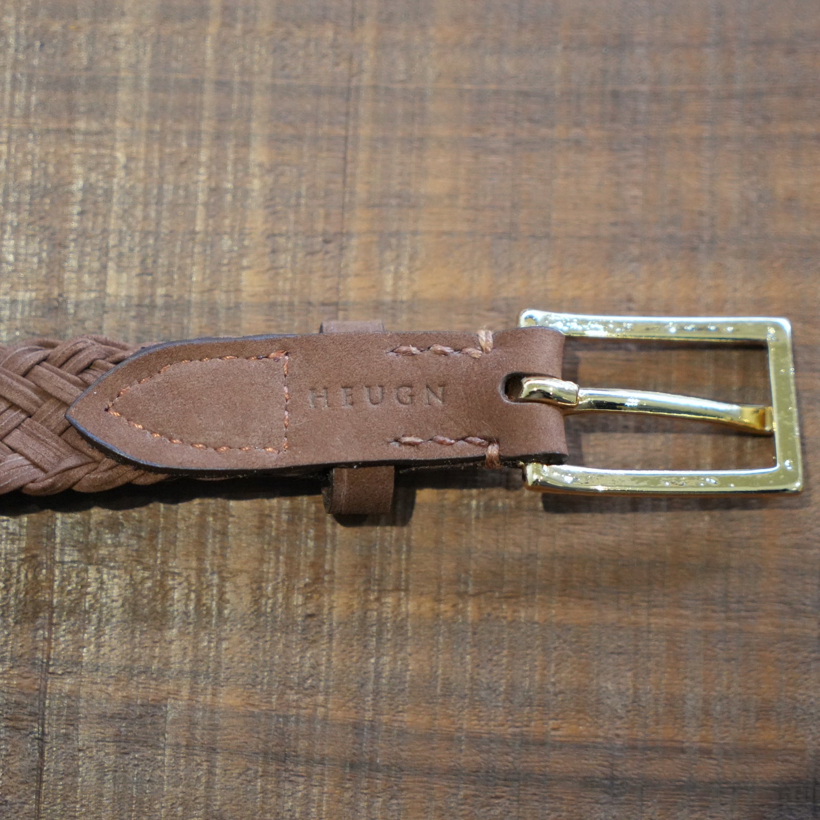 HEUGN Josh ベルト HEUGN Leather Mesh Belt 