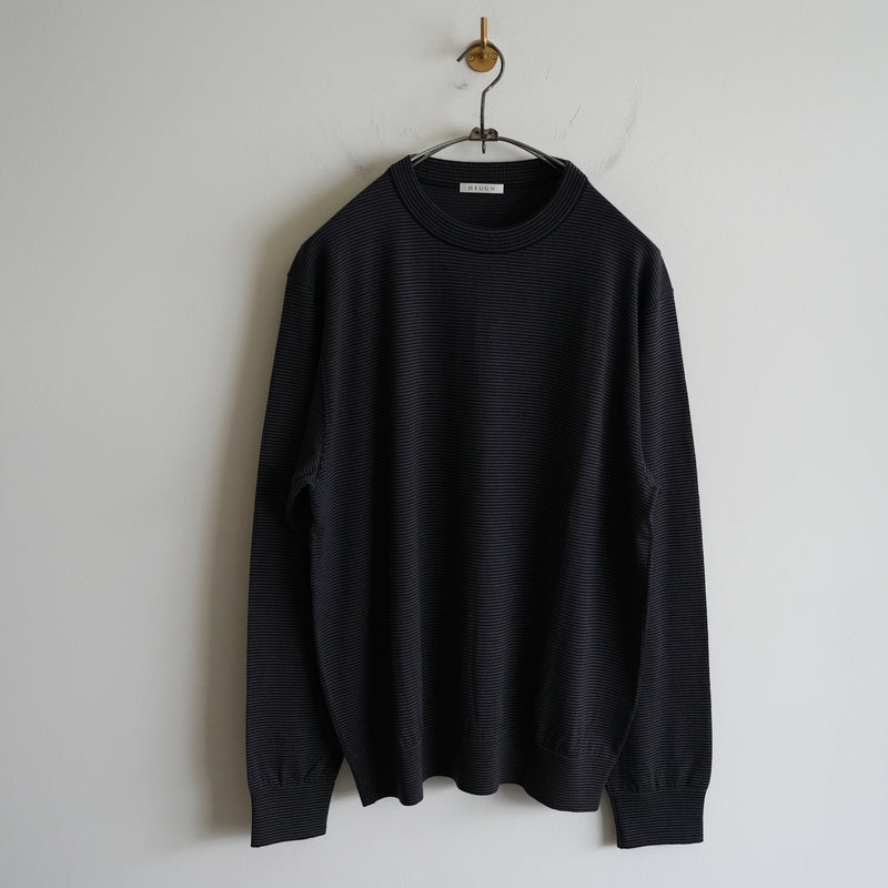 HEUGN "Roger" WOOL BORDER LONG SLEEVE