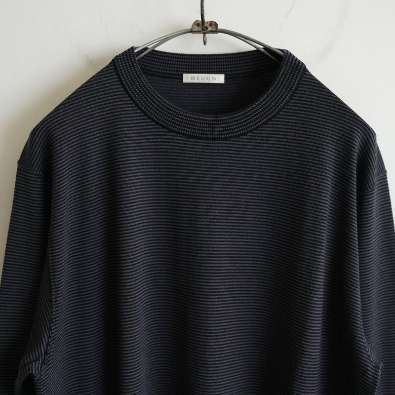 HEUGN "Roger" WOOL BORDER LONG SLEEVE