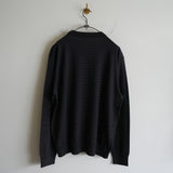 HEUGN "Roger" WOOL BORDER LONG SLEEVE