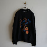 FAUX LOGO PRINT PULLOVER SWEAT ”PETANQUE”