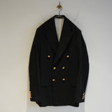 MAATEE&SONS EX. "BLACK BLAZER" WOOL MAT CHAMBRAY