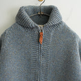 Slopeslow HAND KNITTING COWICHAN SWEATER BLUE