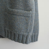 Slopeslow HAND KNITTING COWICHAN SWEATER BLUE