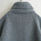 Slopeslow HAND KNITTING COWICHAN SWEATER BLUE