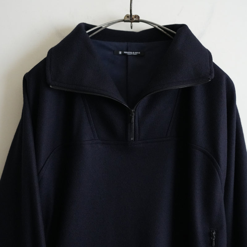 MAATEE&SONS WOOL HALF ZIP ANORAK