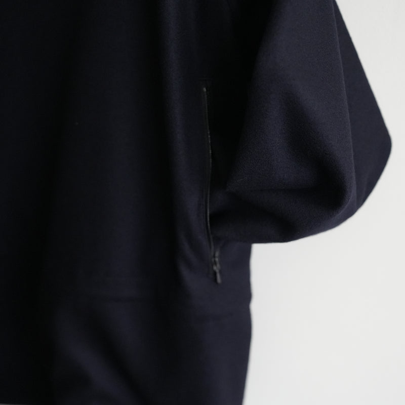 MAATEE&SONS WOOL HALF ZIP ANORAK