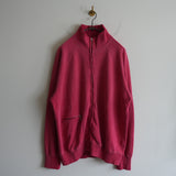 MAATEE&SONS VINTAGE ZIP UP SWEAT SHIRT RED