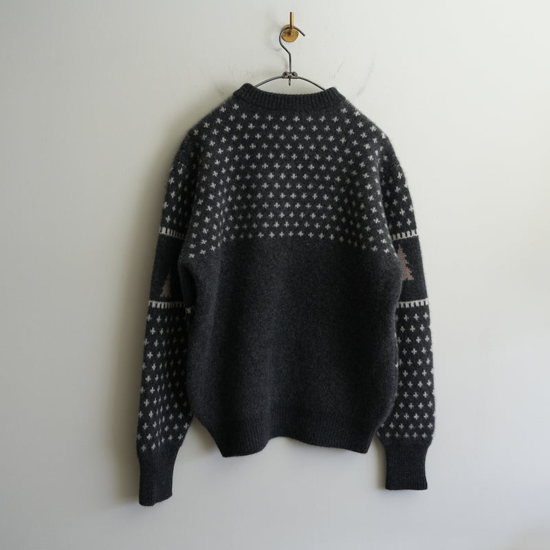 MAATEE&SONS JACQUARD TONAKAI CASHMERE POULLOVER