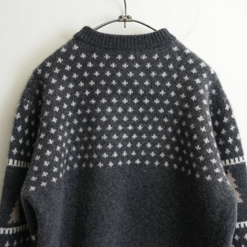 MAATEE&SONS JACQUARD TONAKAI CASHMERE POULLOVER