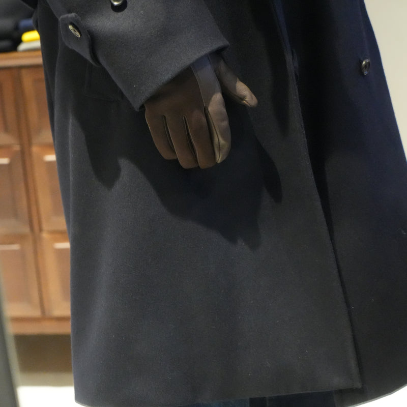 Post Production LEATHER MIL-GLOVES BROWN