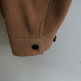 ANCELLM SUEDE SHIRT JACKET BROWN