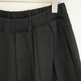 ANCELLM TUCK SWEAT PANTS BLACK