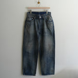 ANCELLM TAPERD 5P DENIM PANTS INDIGO