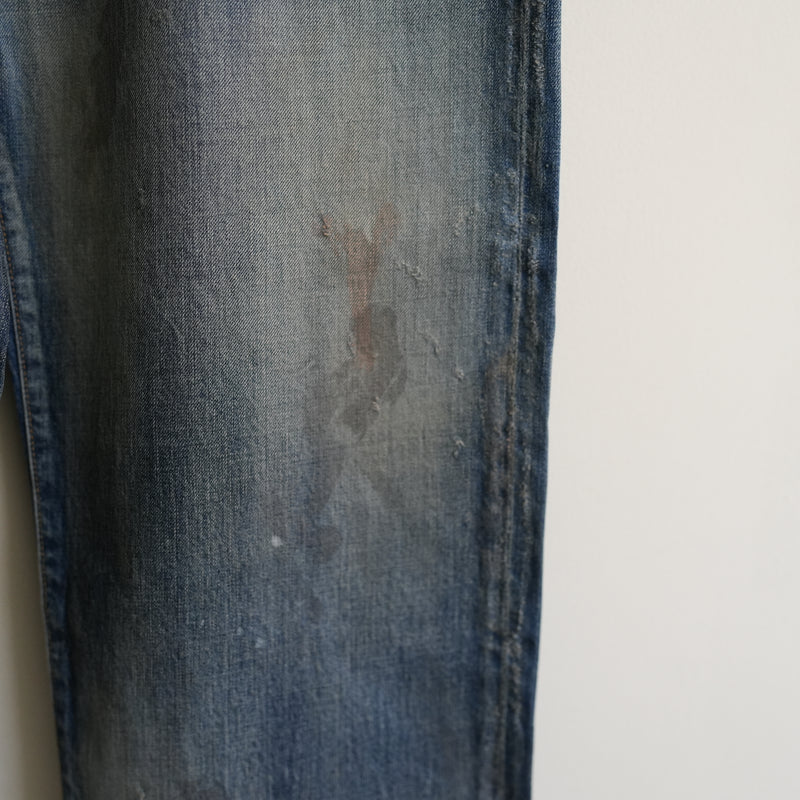 ANCELLM TAPERD 5P DENIM PANTS INDIGO