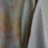 ANCELLM MARBLING SWEAT SHIRT PINK