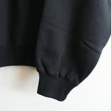 ULTERIOR FADED SILKY TERRY RW SWEAT SHIRT BLACK