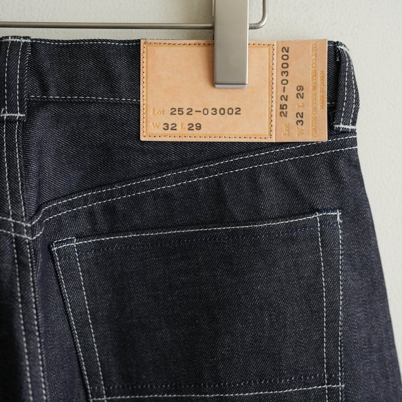 YOUTH OF THE WATER 5P RIGID DENIM PANTS