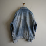 ANCELLM AIGING DENIM JACKET L.INDIGO