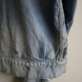 ANCELLM AIGING DENIM JACKET L.INDIGO