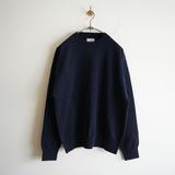 YONETOMI NEW BASIC RIGID SEA ISLAND COTTON KNIT P/O