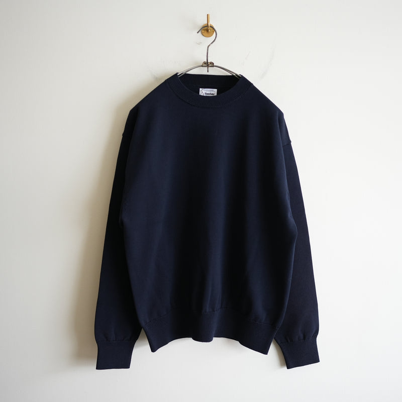 YONETOMI NEW BASIC RIGID SEA ISLAND COTTON KNIT P/O