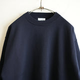 YONETOMI NEW BASIC RIGID SEA ISLAND COTTON KNIT P/O